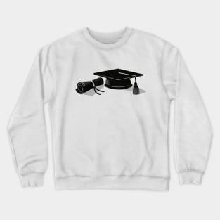 DIploma and hat Crewneck Sweatshirt